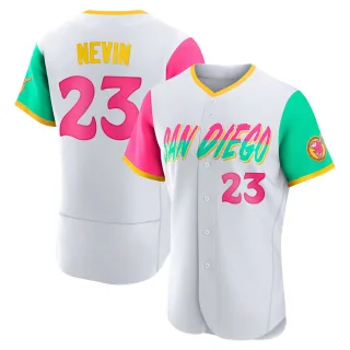 Phil Nevin San Diego Padres Women's Backer Slim Fit T-Shirt - Ash