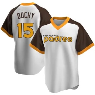 Men's Bruce Bochy San Diego Padres Authentic Brown Road Jersey