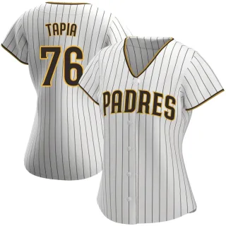 Men's Greg Maddux San Diego Padres Replica White Home Cooperstown