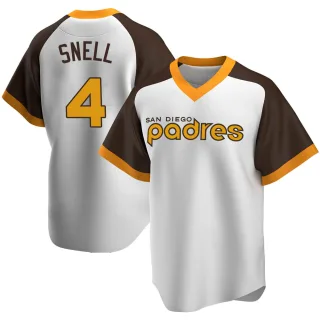 6/22/2023 SD at SF Blake Snell Game-Used Road Alternate Tan Jersey