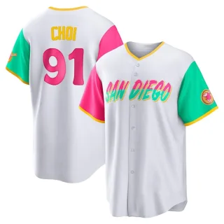 Men's Ji Man Choi San Diego Padres Authentic Brown Road Jersey