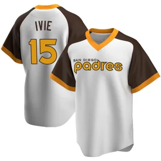 Women's Mike Ivie San Diego Padres Replica Brown Tan/ Alternate Jersey