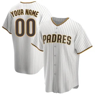 Custom Padres Jersey  Brown Stitch Baseball - Pullama