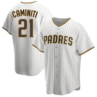 Youth Ken Caminiti San Diego Padres Replica Brown Road Jersey